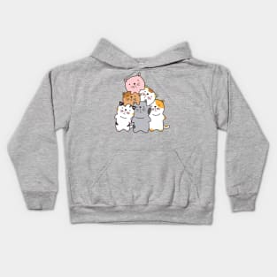 Pile of Kittens Kids Hoodie